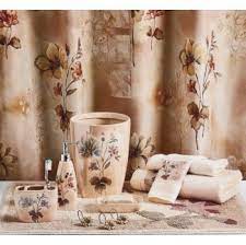 A wide variety of rose bathroom accessories options are available to you Romance Rose Floral Shower Curtain And Bath Accessories Floral Shower Curtains Curtains Bath Accessories