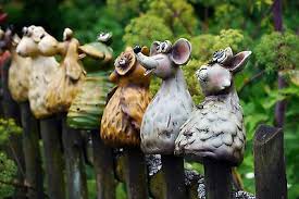 Bild 2 Von 3 Zaunhocker Gartenfiguren Garten Upcycling