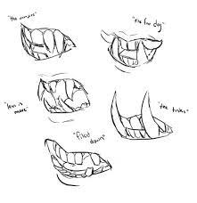 The size of your character's mouth depends on what expression you want them to have. Http Busket Tumblr Com Post 96576329933 How To Draw Sharp Teeth And Have Them Make Sense How To Draw Sharp Teeth Art Reference Drawing Reference