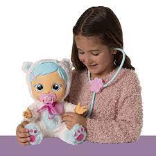 Houmi 14 Polegadas Brinquedo Infantil Cry Babies Kristal Gets Sick Feels Better Toy De Vinil Para Criancas Shopee Brasil