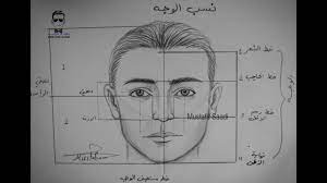 تعلم رسم نسب الوجه للرجل بالرصاص مع الخطوات للمبتدئين art art drawings for kids girly drawings