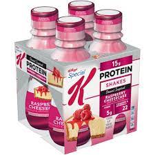 Kellogg S Special K Protein Shake Raspberry Cheesecake 15g Protein 4 Ct Walmart Com