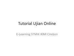 Banyak situs ujian online, tapi, secara pribados, saya paling sering menggunakan classmarker. Ppt Tutorial Ujian Online Powerpoint Presentation Free Download Id 3876350