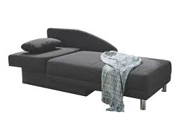 Einzelsofa Recamiere Sofa Anthrazit Bettfunktion 87 Cm Roy 1007000100