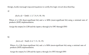 Mark number (added in protocol version 0xa) the most significant bits fields are used to extend 16 bit integers to 20 bits. Answered Design Build Karnaugh Map And Bartleby