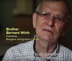 Brother Bernard Wirth helps refugees in Thailand get bail and freedom,  runner up for UNHCR award