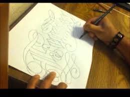 If you want to create professional printout, you should consider a commercial font. Cursive Old English Tattoo Lettering Youtube