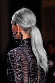 Man ponytail haircut starts to become famous in the 1980s. 9 Grey Hair Ponytail Ideas Hair Long Hair Styles Beautiful Hair