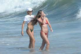 Sylvester Stallone's daughters Sophia and Scarlet are a real knockout on  the beach 