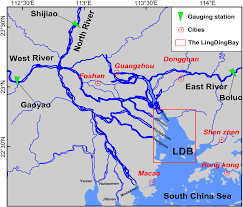 Pearl River Delta Showing Lingding Bay Ldb Red Box As Well As The Download Scientific Diagram
