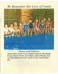 Funeral Program for Dana Bryant Donatto, August 14, 2010]