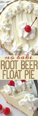 Creamy Cool Light Refreshing This Root Beer Float Pie Is The Perfect Treat On Those Hot Sunny Days Only A Few Minutes Root Beer Float Pie Baking Desserts