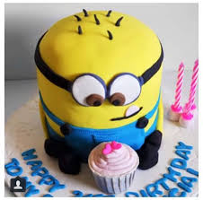 For this cake i used 20cm (7.87 inches) round cake tins and trimmed them down to 16cm (6.3 inches). People Magazine Various Minion Birthday Cake Design Ideas
