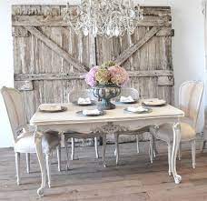 These round tables are perfect for a country chic makeover. 16 Impressive Shabby Chic Decorations To Enter Pleasant Feel In Your Home French Country Dining Room Shabby Chic Dining Room French Country Dining Room Decor