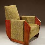finn juhl niels roth andersen denmark 1961 c 1989 cherry lacquered wood brass wenge 27 75 w x 15 d x 20 h in 70 x 38 x 51 cm