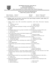 Minyak, dan gas so2 b. Soal Prakarya Rekayasa Kelas 7 Guru Paud