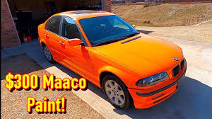 Maaco provides auto paint colors such as grabber blue and bright red pearl, notes m&c autobody. 200 Copart Bmw 325xi Gets A 300 Maaco Paint Job Looks Amazing Youtube