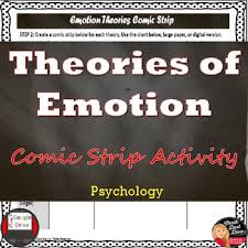 Theories Of Emotion Comic Strip Activity Print And Digital Psychology