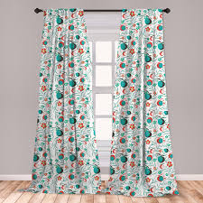 Check spelling or type a new query. Buy Garden Art Curtains 2 Panels Set Foliage With Blooms And Fruits Abstract Yard Swirling Leafy Stems Window Drapes For Living Room Bedroom Dark Brown Vermilion By Ambesonne Online In Bahrain 447844060