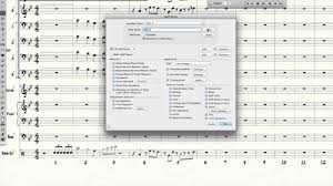 finale tutorial drum set horn cues over slash notation