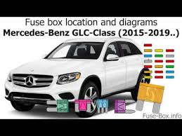I am trying to locate the fuse chart of my car. Fuse Box Location And Diagrams Mercedes Benz Glc Class 2015 2019 Youtube