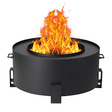 A smokeless fire pit is an outdoor fire pit that can efficiently burn firewood with minimal smoke. Sunjoy Cowboy Campfire Foyer 51 Inch Sturdy Steel Construction Outdoor Fire Pit For Sale Online Ebay
