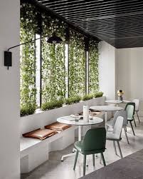 Green Nature Kaplan Kaplan S Attention Restoration Theory Suggests That Nature Has A Restaurant Interior Restaurant Interior Design Office Interior Design