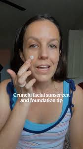 If you want a light coverage and to keep your face protected from the sun  try mixing your foundation with your facial sunscreen. I know I can go buy  a BB cream, but I do this instead because Crunchi ...