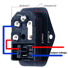 Learn how to build a latching power switch circuit (auto power off circuit), that you can use to power off the esp32, esp8266, arduino, or here's how to wire the circuit if you're using an esp32. Amazon Com Urbest Inlet Module Plug 5a Fuse Switch Male Power Socket 10a 250v 3 Pin Iec320 C14 Industrial Scientific