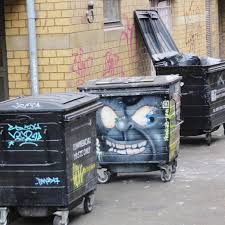 Street Art Bin In London Street Art Art Bin Art