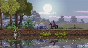 Pedro Medeiros On Twitter Pixel Art Landscape Pixel Art Background Pixel Art Games
