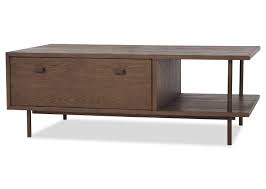 Berkley natural edge coffee table a natural edge coffee table with chrome accent that makes a contemporary statement that will fit in with any homes design. Berkeley Coffee Table Novad Pecan Urban Barn