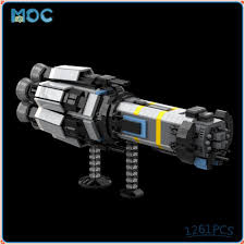 MOC NON MOC Building Blocks Spaceship UNN Thomas Prince Patrol Destroyer  AGATHA KING Movieship Model Bricks DIY Model Bricks Toy