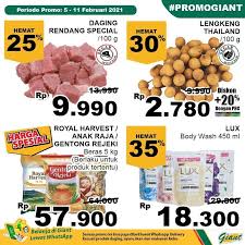 Giant berhak membatasi pembelian dan. Promo Giant Supermarket Periode 05 11 Februari 2021 Khazanahpromosi