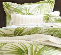 Avocado pineapple palm palm frond tropical spoonflower fabric by the yard. Palm Frond Organic Duvet Cover Sham Potterybarn Finally Decided Turning Our Master Into A Tropical Retreat Home Duvet Covers Organic Duvet Covers