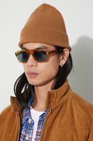 Universal Works wool beanie Watch Cap brown color 29478 at PRM US