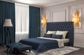 I love the idea of reversible bedding, with a little bit of pattern peeking out when the comforter is folded back. 56 Gorgeous Bedroom Curtain Ideas For Your Window Treatment