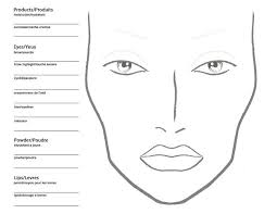 Mac Makeup Face Charts Blank Makeupview Co
