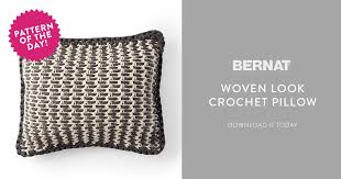 The pattern worked perfectly with the yarn switch but it did turn out a bit smaller. Yarnspirations On Twitter This Pillow Is A Fun And Easy Way To Mix Bernat Maker Home Dec With Its Thicker Gauge Partner Bernat Maker Big Get The Pattern Of The Day Https T Co Y4tqwrig1u