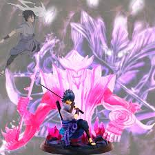 17.71 inches (45cm) · limited edition of 2500 pieces · from naruto shippuden · sasuke in a counter stance · standing behind him the massive susanoo jutsu. New Arrival Anime Naruto Uchiha Sasuke Susanoo Pvc Action Figure Collectible Model Toys Naruto Shippuden Sasuke Itachi Susanoo Diorama Wish