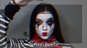 MIME MAKEUP SPOOKY HALLOWEEN TUTORIAL