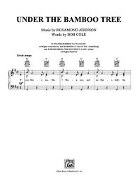 Discover delightful children's books with amazon book box, a subscription that delivers new books every 1, 2, or 3 months — new amazon book box prime customers receive 15% off your first box. Under The Bamboo Tree By Rosamond Johnson Digital Sheet Music For Download Print Ax 00 Ps 0006867 Sheet Music Plus
