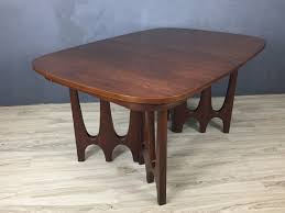 They can be used as nightstands, end tables or extra storage for records or linens. Broyhill Brasilia Walnut Dining Table Retrocraft Design Collection Tables