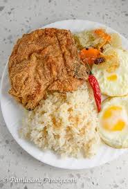 Oven Baked Pork Chop Silog With Atchara Panlasang Pinoy Baked Pork Chops Oven Baked Pork Chops Baked Pork