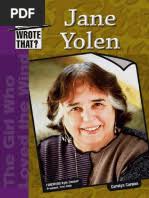 Jane Yolen: A Literary Journey