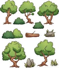 Forest Cartoon Trees And Bushes Cartoon Forest Trees Bushes Hedges And Rocks Ad Forest Cartoon Rocks Cartoon Trees Forest Cartoon Forest Drawing