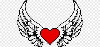 Feel free to print and color from the best 39+ angel wings coloring pages at getcolorings.com. Angel Pink Hearts With Wings Coloring Pages Love Heart Png Pngegg