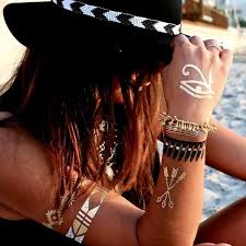 Flash Tattoo Child Of Wild Tattoos 30 A Bit Of Holiday Fun Silver Tattoo Flash Tattoos Gold Metal Tattoo