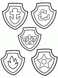 Chase Paw Patrol Printable Coloring Pages Paw Patrol Coloring Paw Patrol Badge Paw Patrol Coloring Pages
