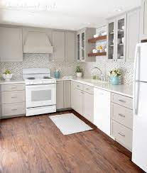 Make yours stand out with a few smart cabinetry upgrades. White Appliances As A Design Feature In The Kitchen Little House Of Could